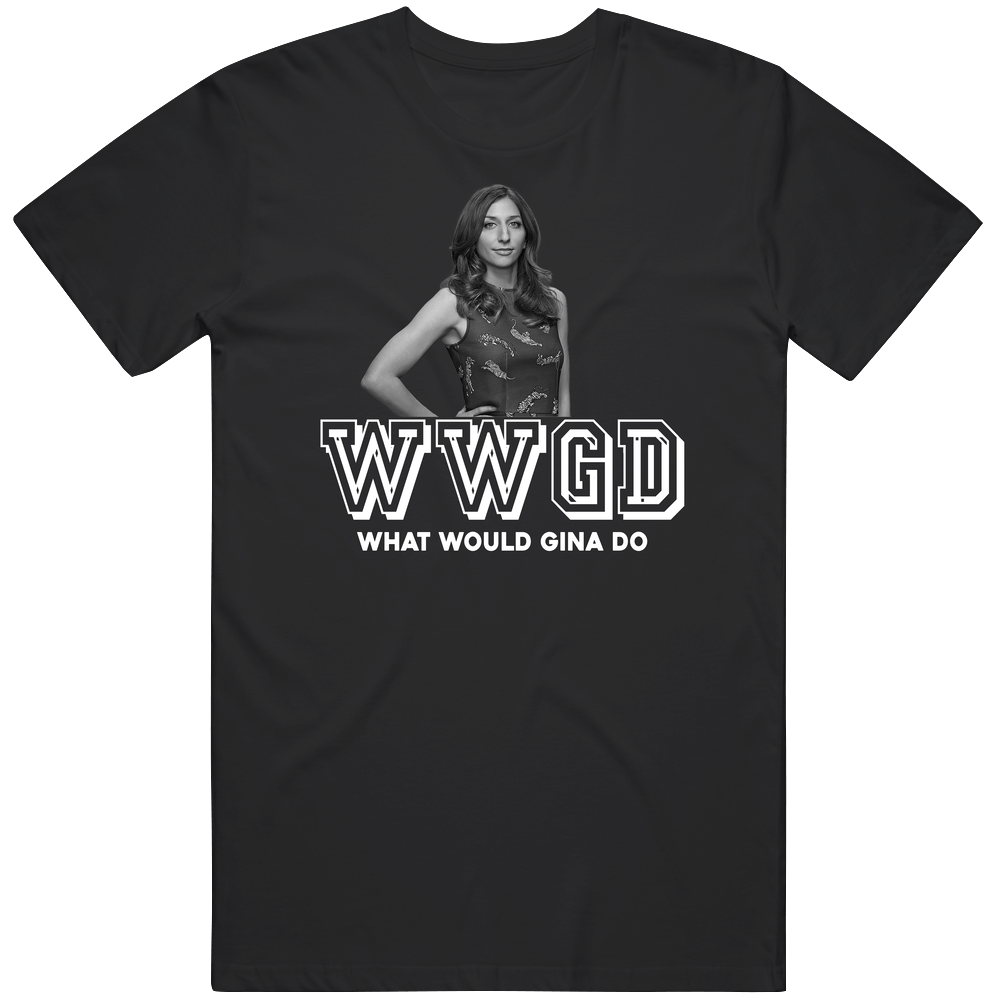 Gina Linetti Wwgd What Would Gina Do Brooklyn Nine-nine Favorite Character Tv Show Fan Mens Soft Cotton Tee T Shirt