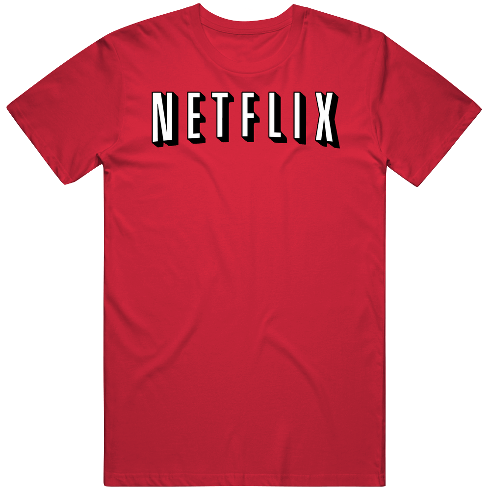 Netflix Logo And Chill Parody Halloween Costume Trending Streaming App Mens Soft Cotton Tee T Shirt
