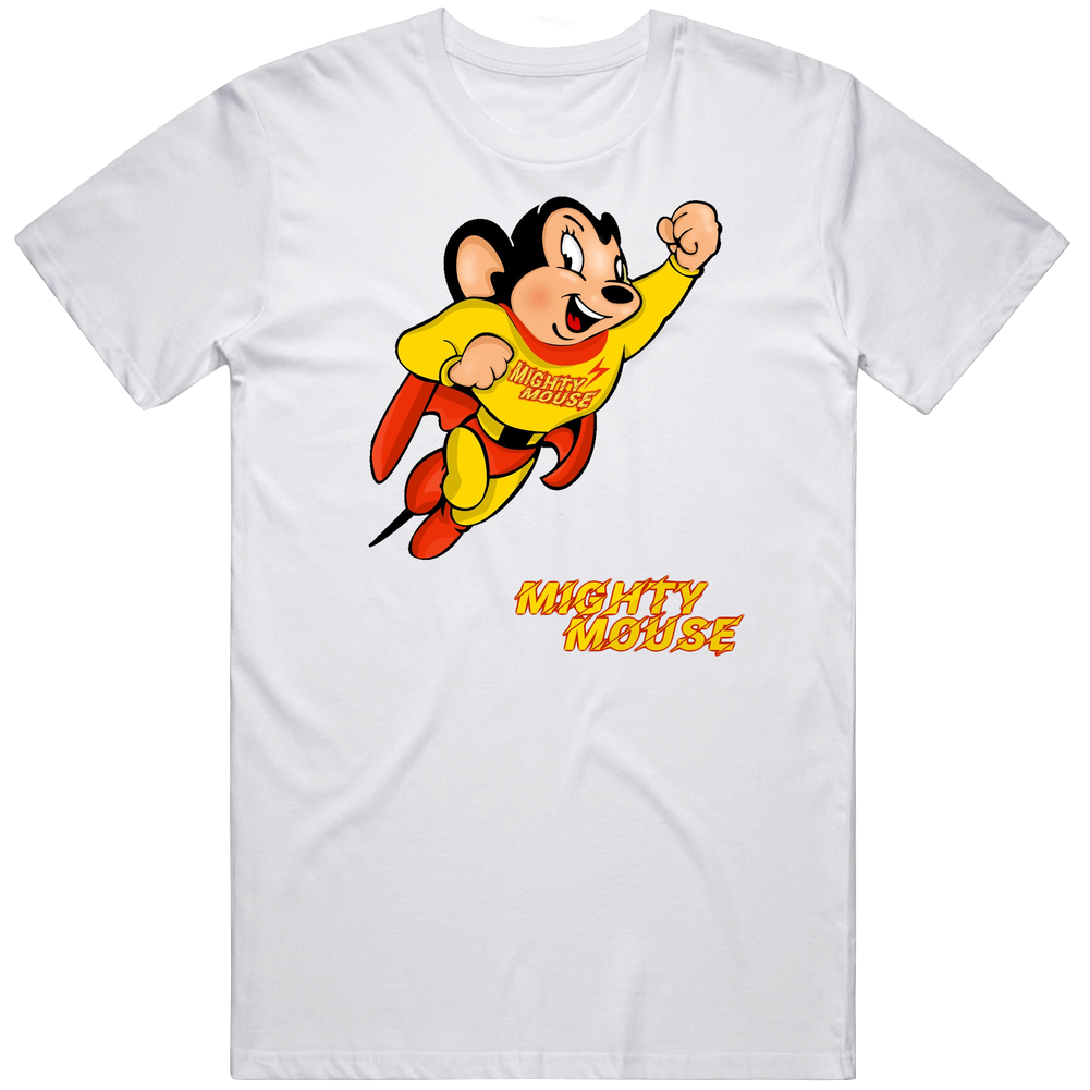 Mighty House Retro Cartoon Character Mens Soft Cotton Tee T Shirt Mighty House Retro Cartoon Character Mens Soft Cotton Tee T Shirt