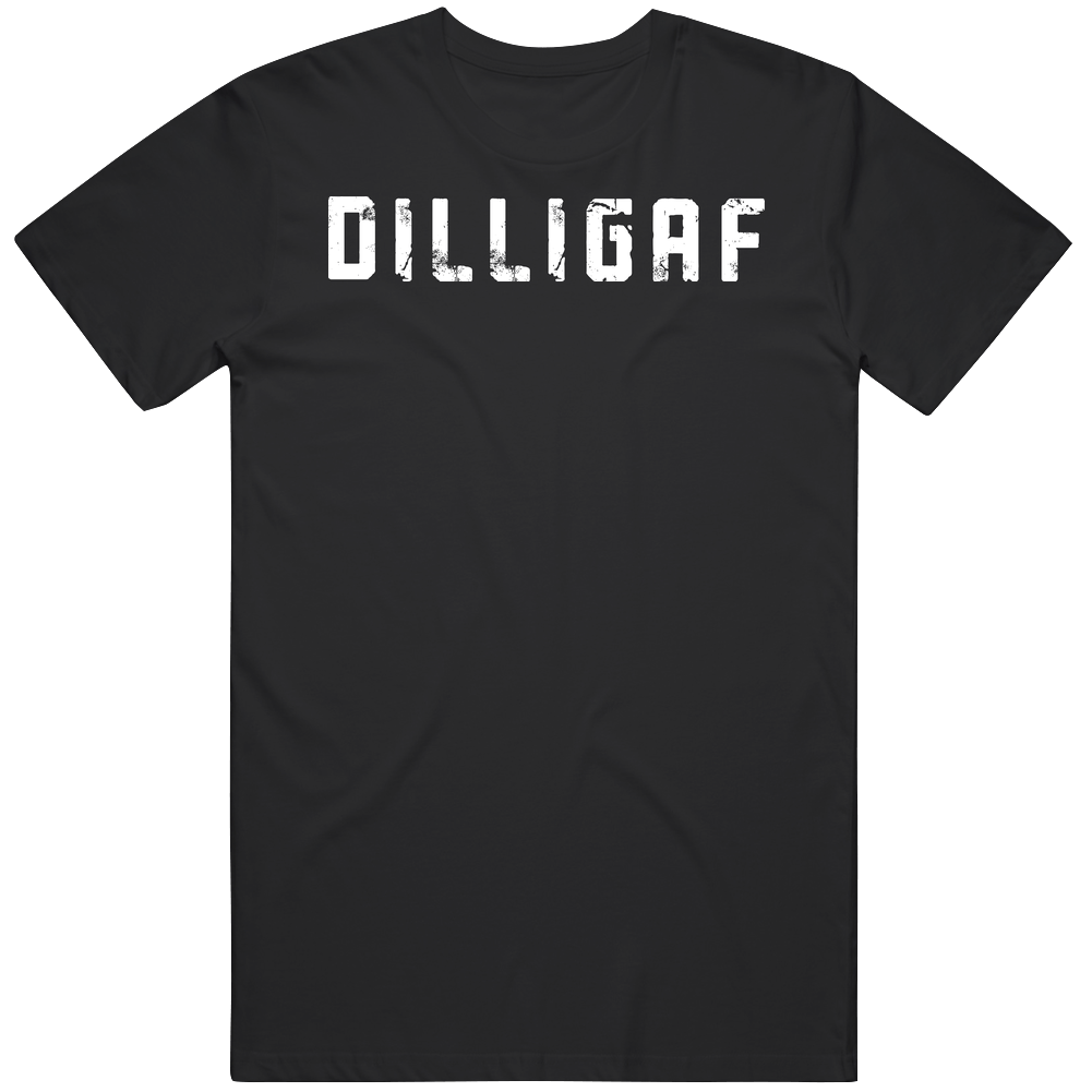 Dilligaf Fck It Slang Mens Soft Cotton Tee T Shirt