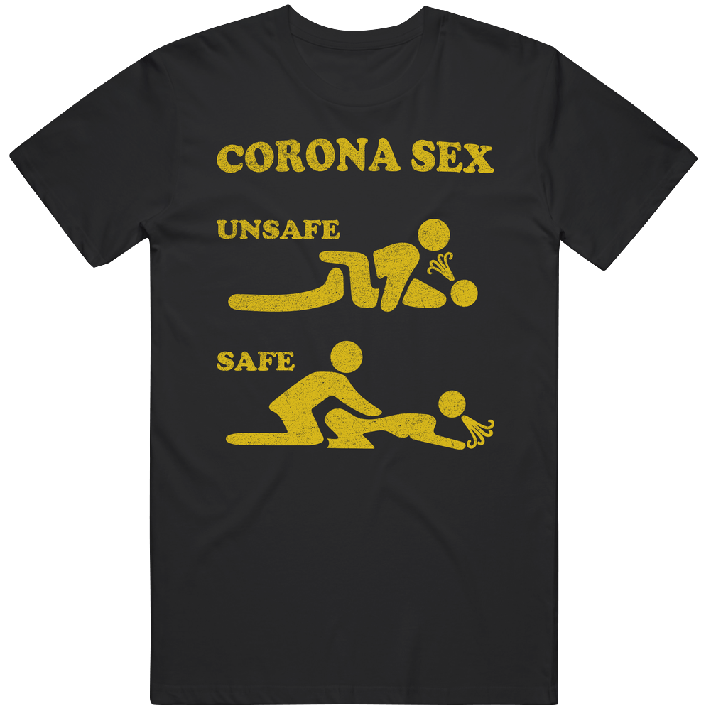 Sex Safe And Unsafe Funny 2020 World Virus Mens Soft Cotton Tee T Shirt