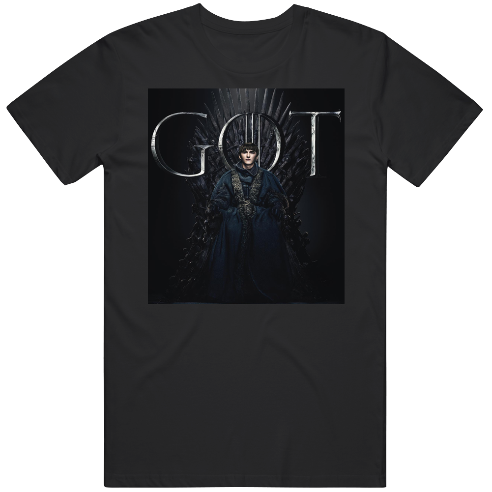 Bran Stark Character Game Of Thrones Got Fan Mens Soft Cotton Tee T Shirt