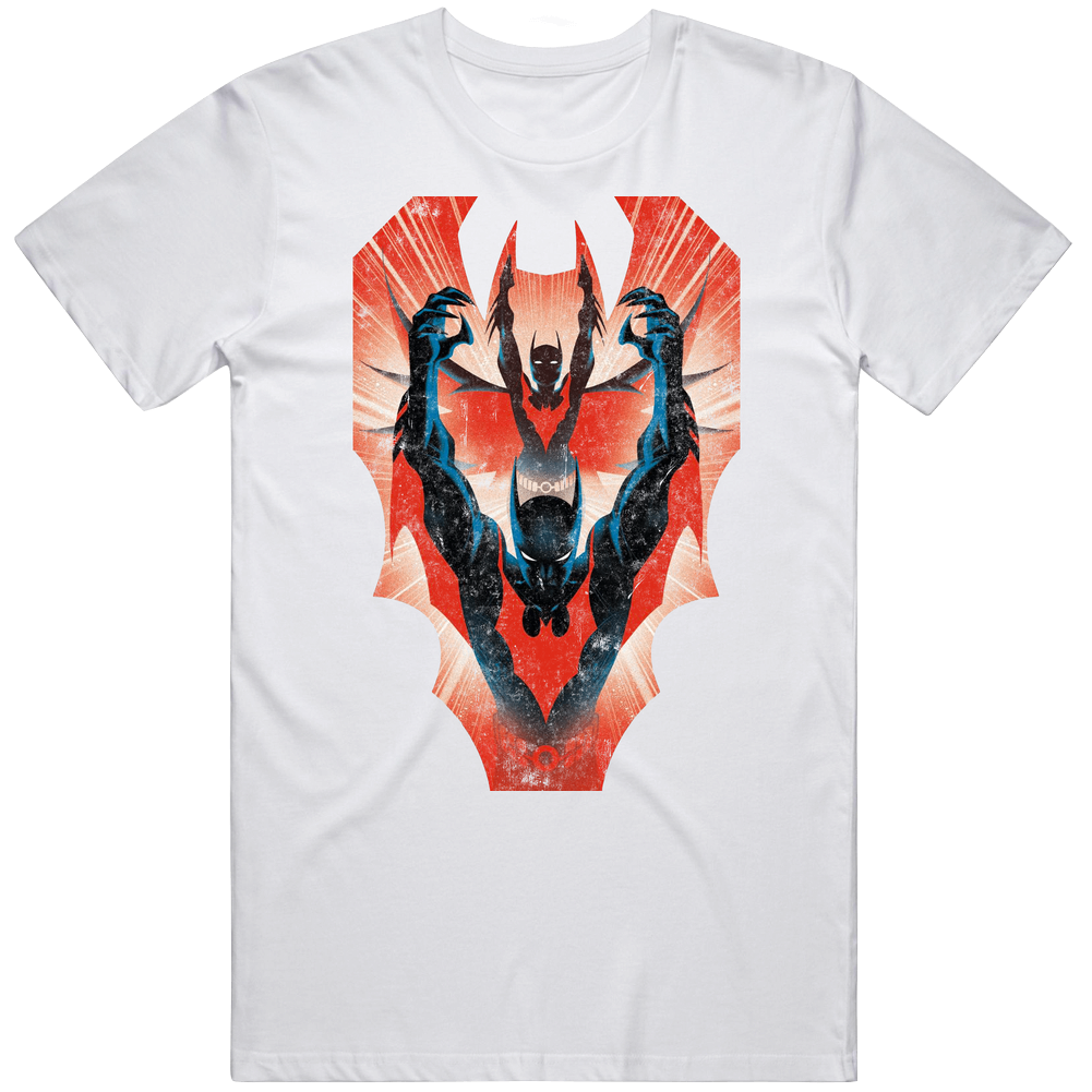 Batman Beyond Tv Series Retro Grunge Mens Soft Cotton Tee T Shirt