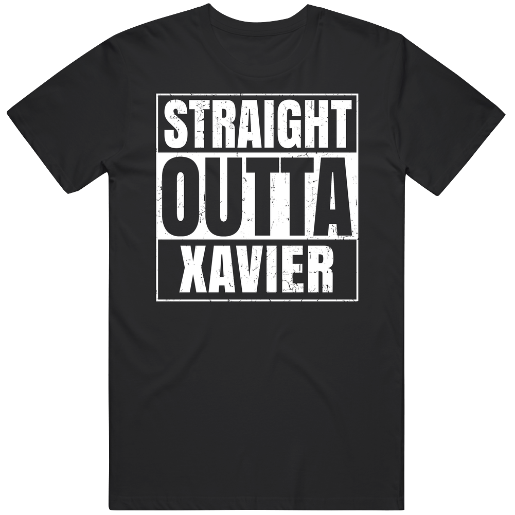 Straight Outta Xavier High School Funny Graduation Parody Mens Soft Cotton Tee T Shirt Straight Outta Xavier High School Funny Graduation Parody Mens Soft Cotton Tee T Shirt