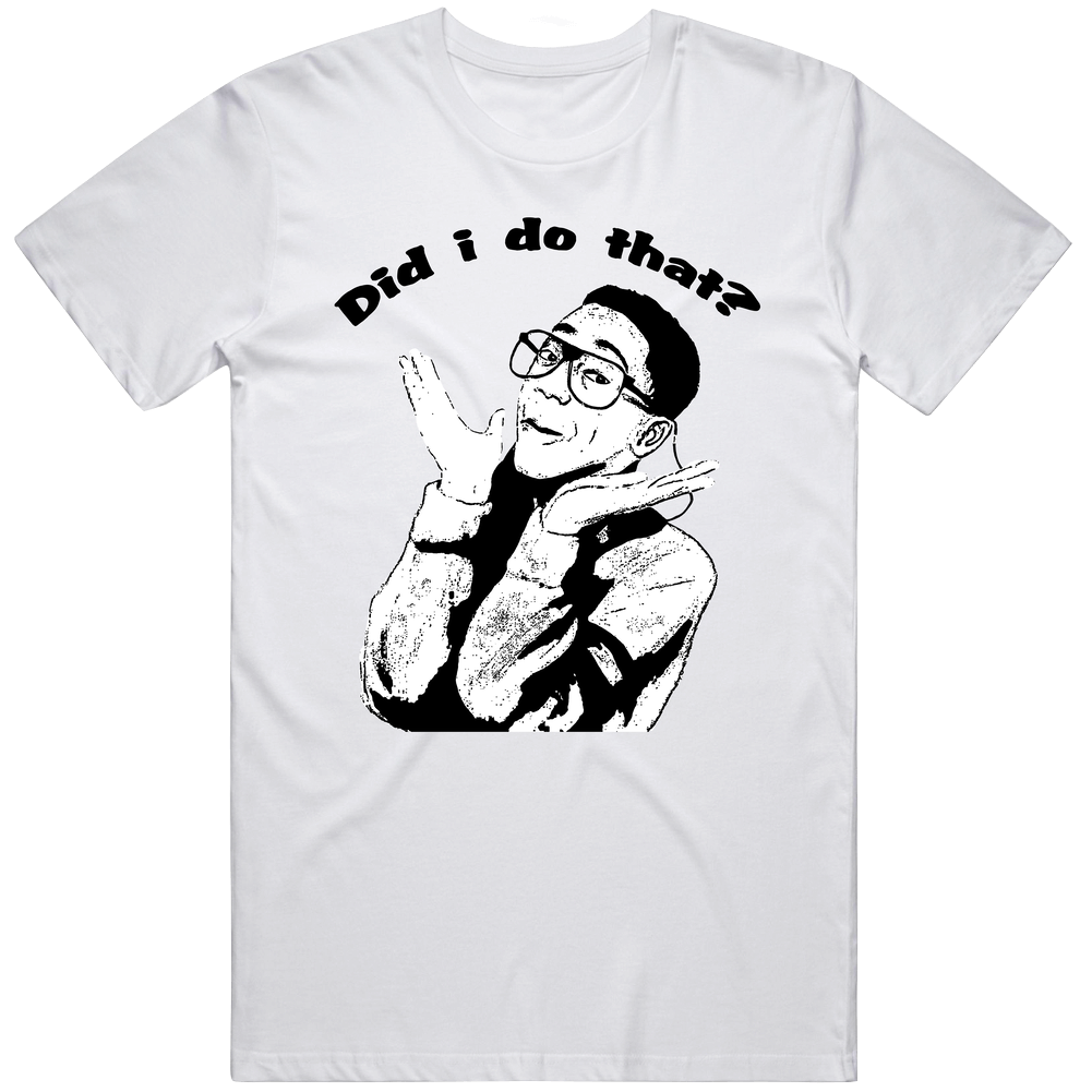 Did I Do That Steve Urkel Family Matters 90s Tv Show Fan Mens Soft Cotton Tee T Shirt