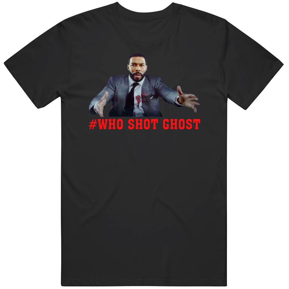 Who Shot Ghost Power Popular Tv Show Fan Mens Soft Cotton Tee T Shirt