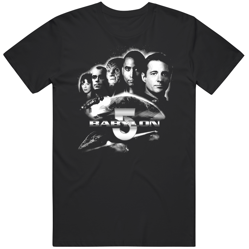 Babylon 5 90s Science Fiction Sci Fi Tv Show Mens Soft Cotton Tee T Shirt