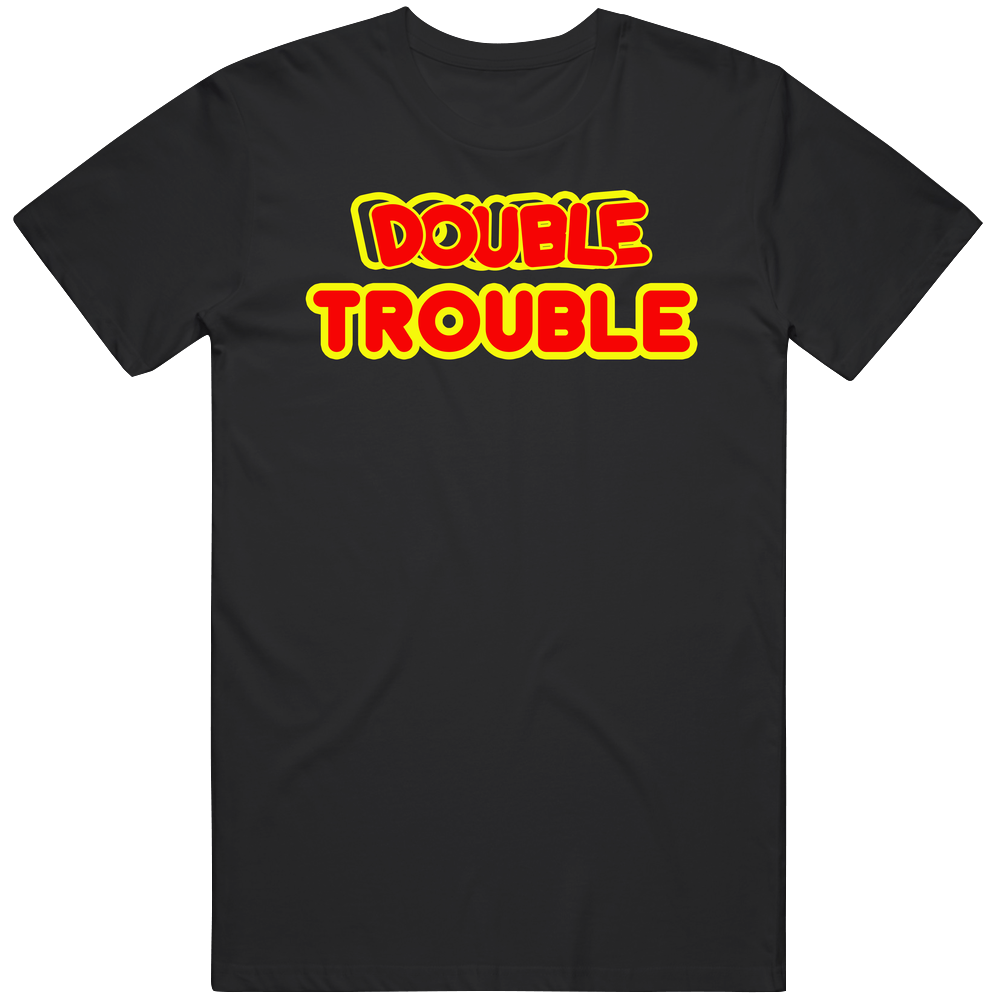 Double Trouble Best Board Game Of All Time Players Mens Soft Cotton Tee T Shirt
