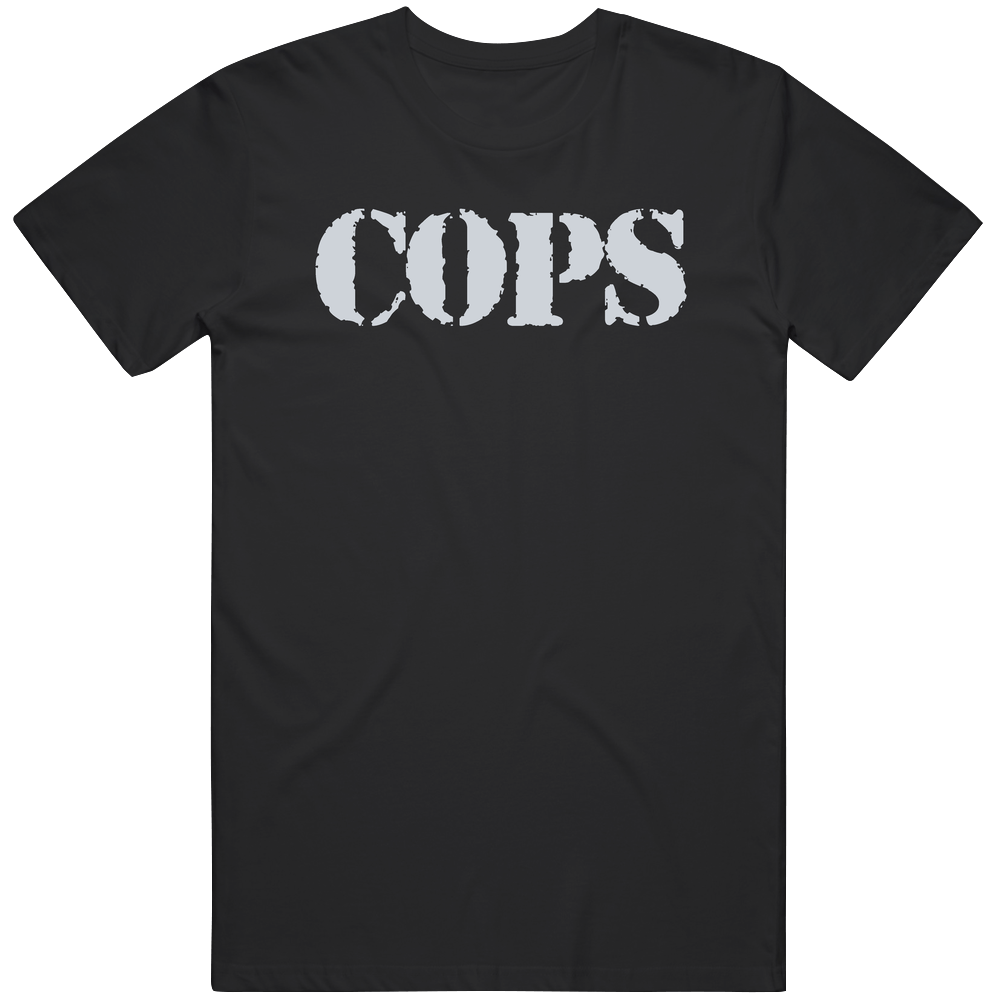 Cops Retro 80s Tv Show Logo Fan Mens Cotton Classic T Shirt