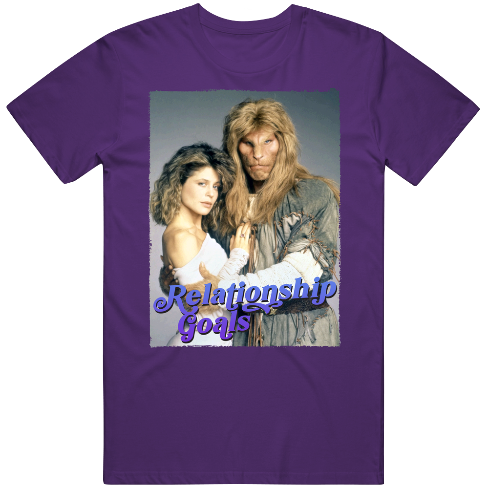 Beauty And The Beast Relationship Goals 80s Fantasy Drama Tv Show Mens Cotton Classic T Shirt