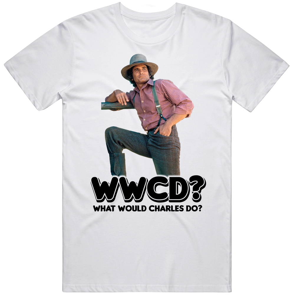 Wwcd What Would Charles Ingalls Do Little House On The Prairie Mens Cotton Classic T Shirt