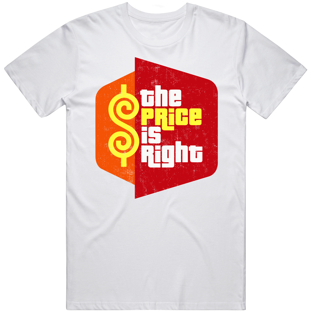 Price Is Right Retro Vintage Tv Gameshow Logo Mens Cotton Classic T Shirt