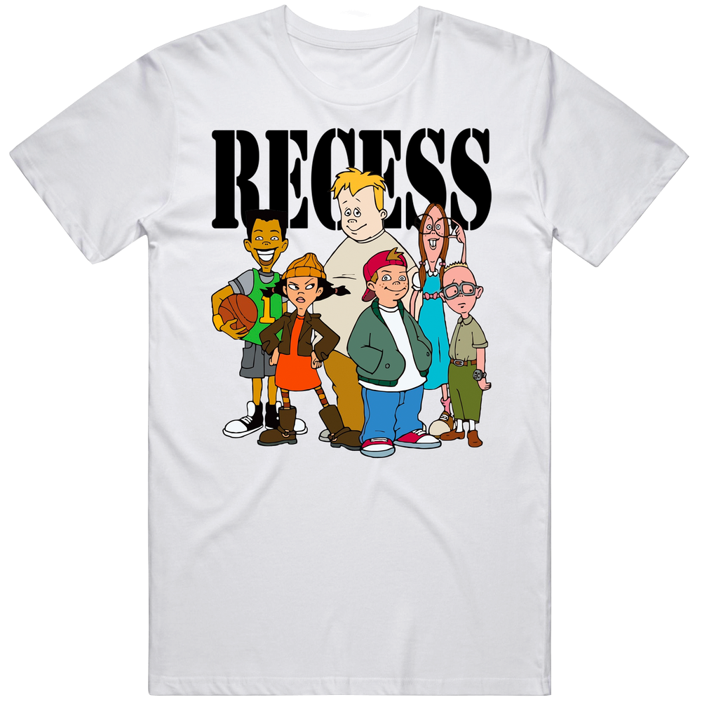 Recess Cartoon Tv Show Mens Cotton Classic T Shirt
