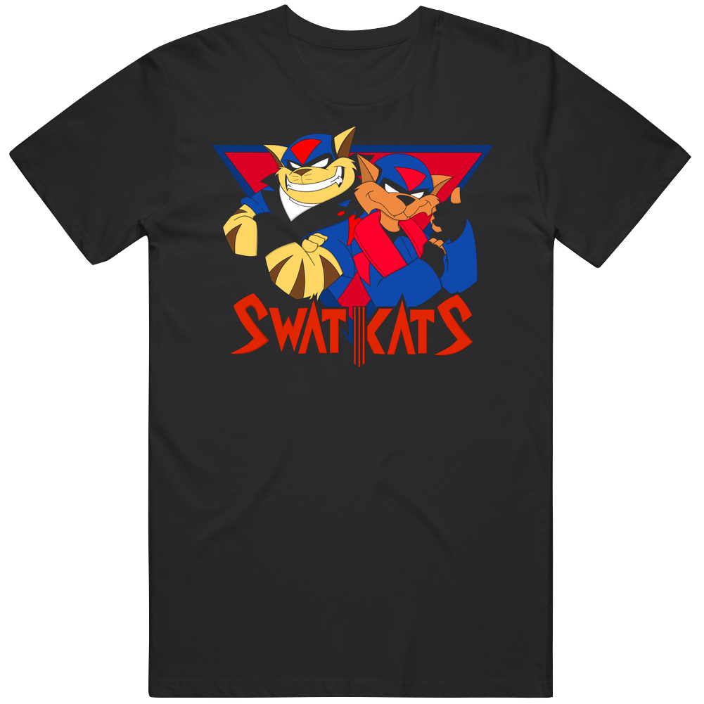 Swat Kats Retro Cartoon Mens Cotton Classic T Shirt