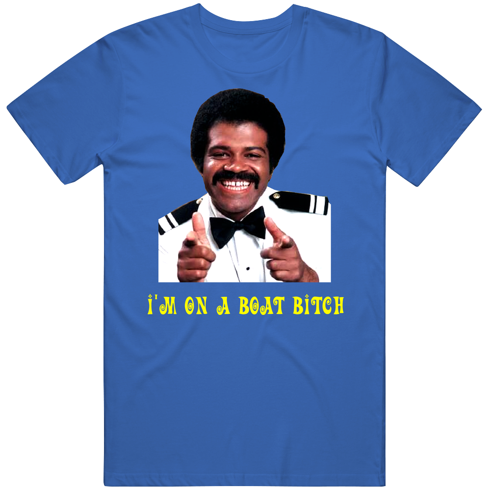 Issac Love Boat Im On A Boat Funny Mens Cotton Classic T Shirt