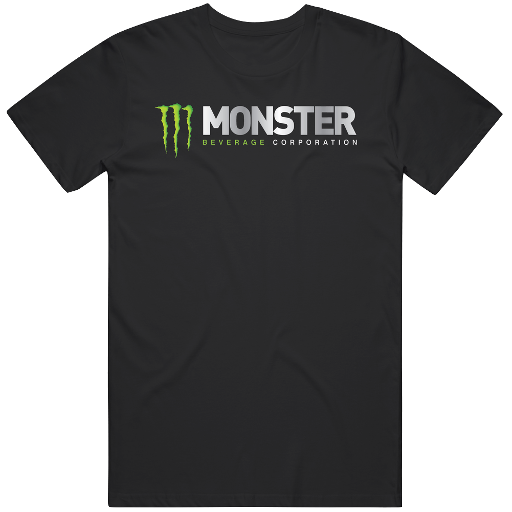 Monster Beverage Corporation Nasdaq Company Logo Employee Fan Mens Cotton Classic T Shirt Monster Beverage Corporation Nasdaq Company Logo Employee Fan Mens Cotton Classic T Shirt