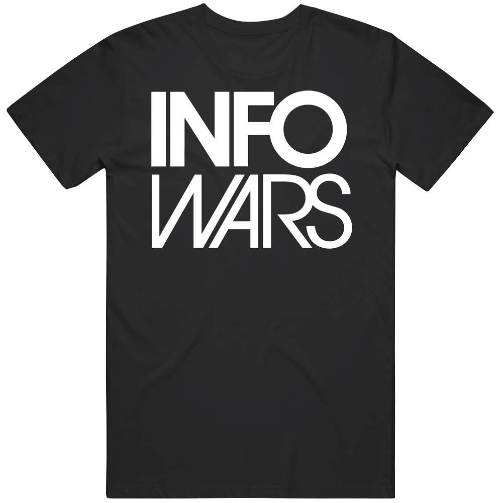 Info Wars Logo Mens Cotton Classic T Shirt Info Wars Logo Mens Cotton Classic T Shirt