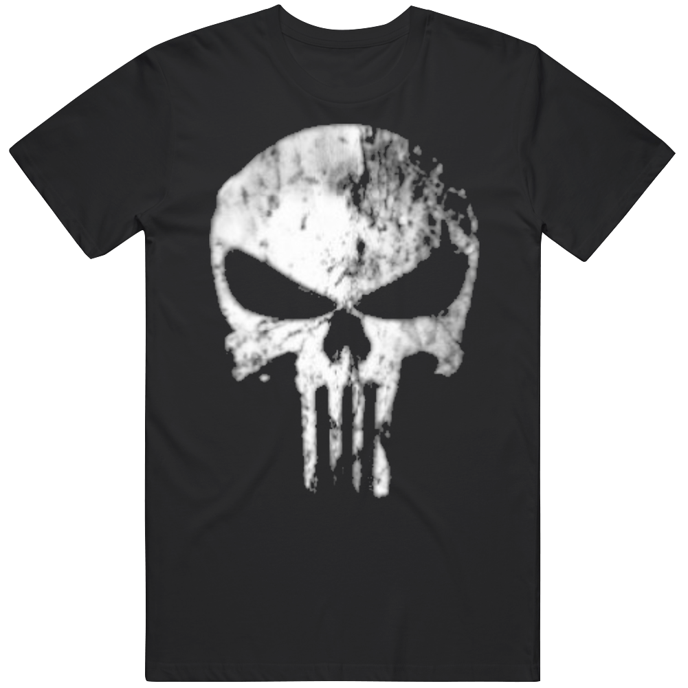 Skatter Skull The Punisher Mens Cotton Classic T Shirt