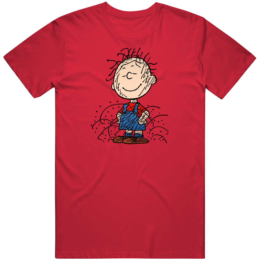 Pigpen Peanuts, T-Shirt, Messy, Dirty, Snoopy, Charlie Brown Mens Cotton Classic T Shirt