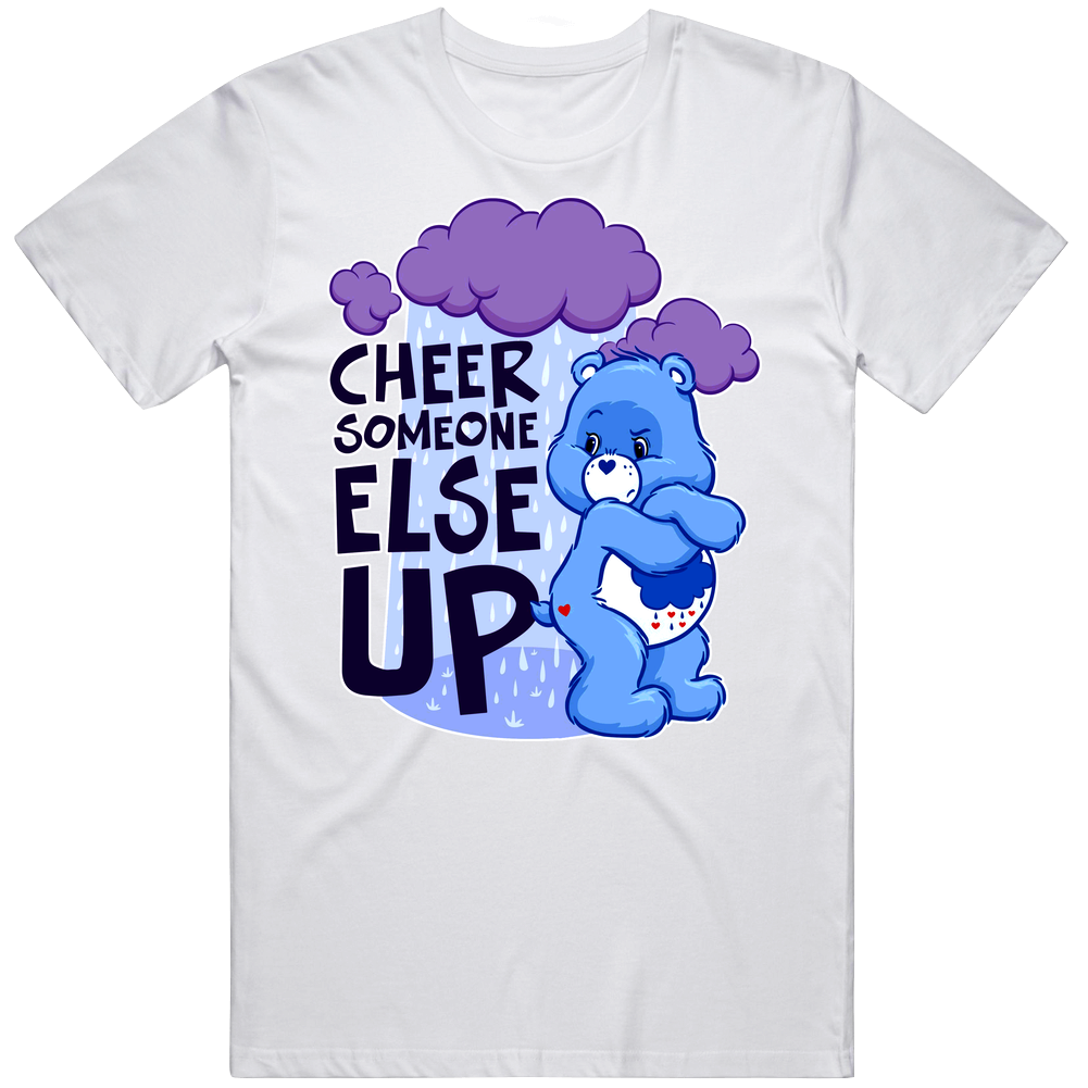 Grumpy Bear Care Bear Funny Mens Cotton T Shirt