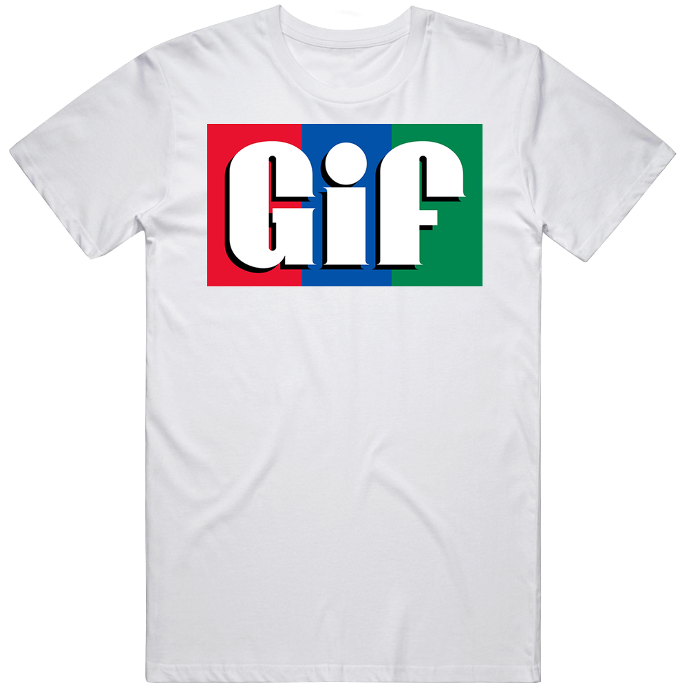 Gif Jif Peanut Butter Logo Parody Mens Cotton T Shirt