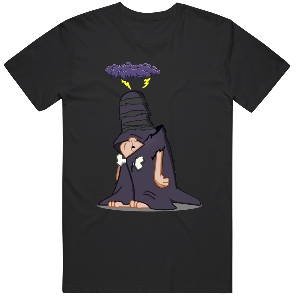Hot Cartoon Schleprock Flintstones Bad Fate Mens Cotton T Shirt Hot Cartoon Schleprock Flintstones Bad Fate Mens Cotton T Shirt