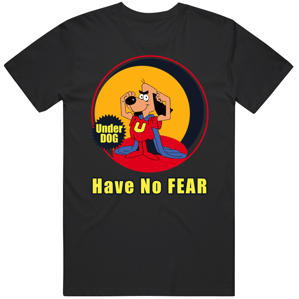 Have No Fear T Shirt Brave Underdog Movie Cartoon Comic Top Logo Tee Mens Cotton T Shirt Have No Fear T Shirt Brave Underdog Movie Cartoon Comic Top Logo Tee Mens Cotton T Shirt