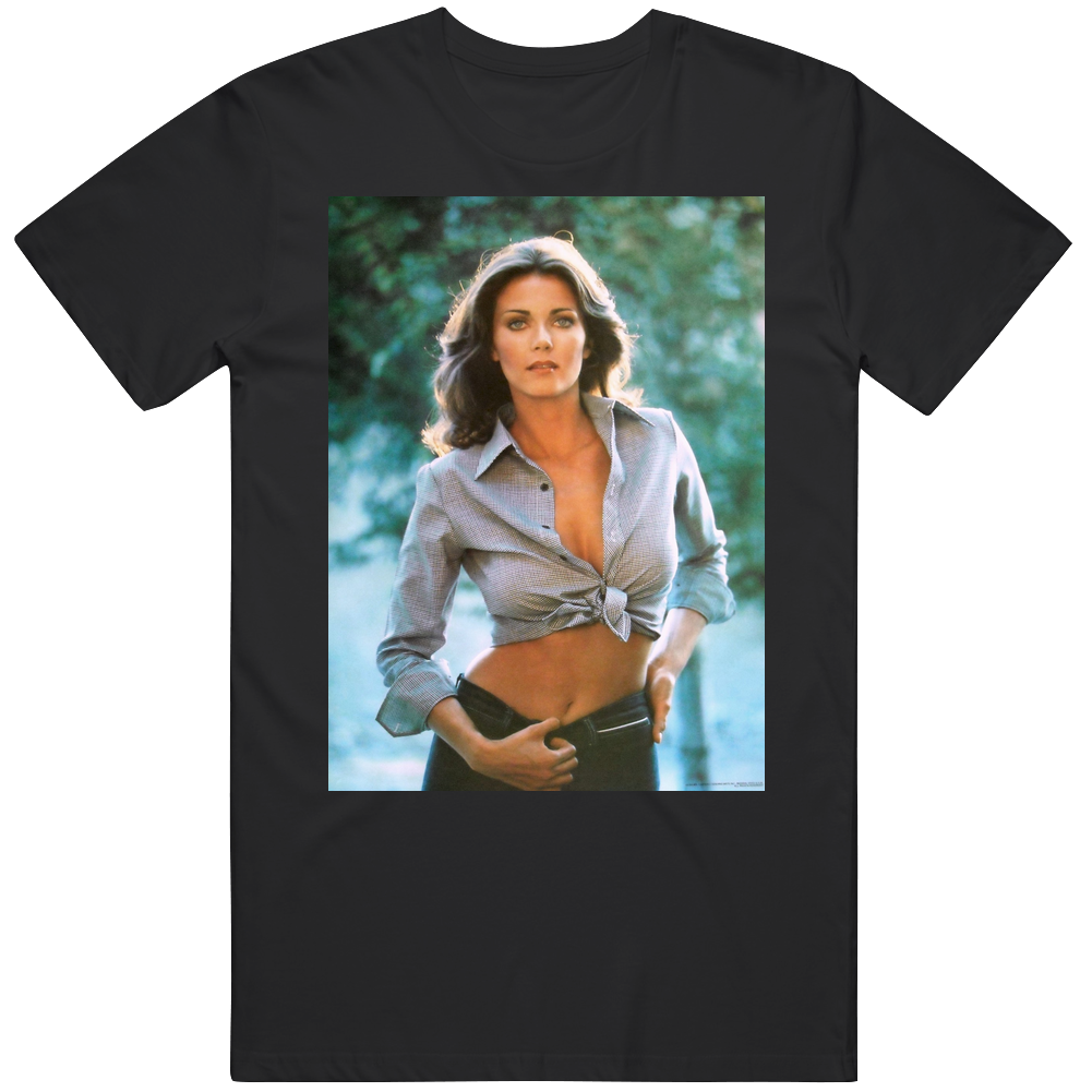Lynda Carter 70s Sexy Pinup Wonder Woman Vintage Unisex T Shirt