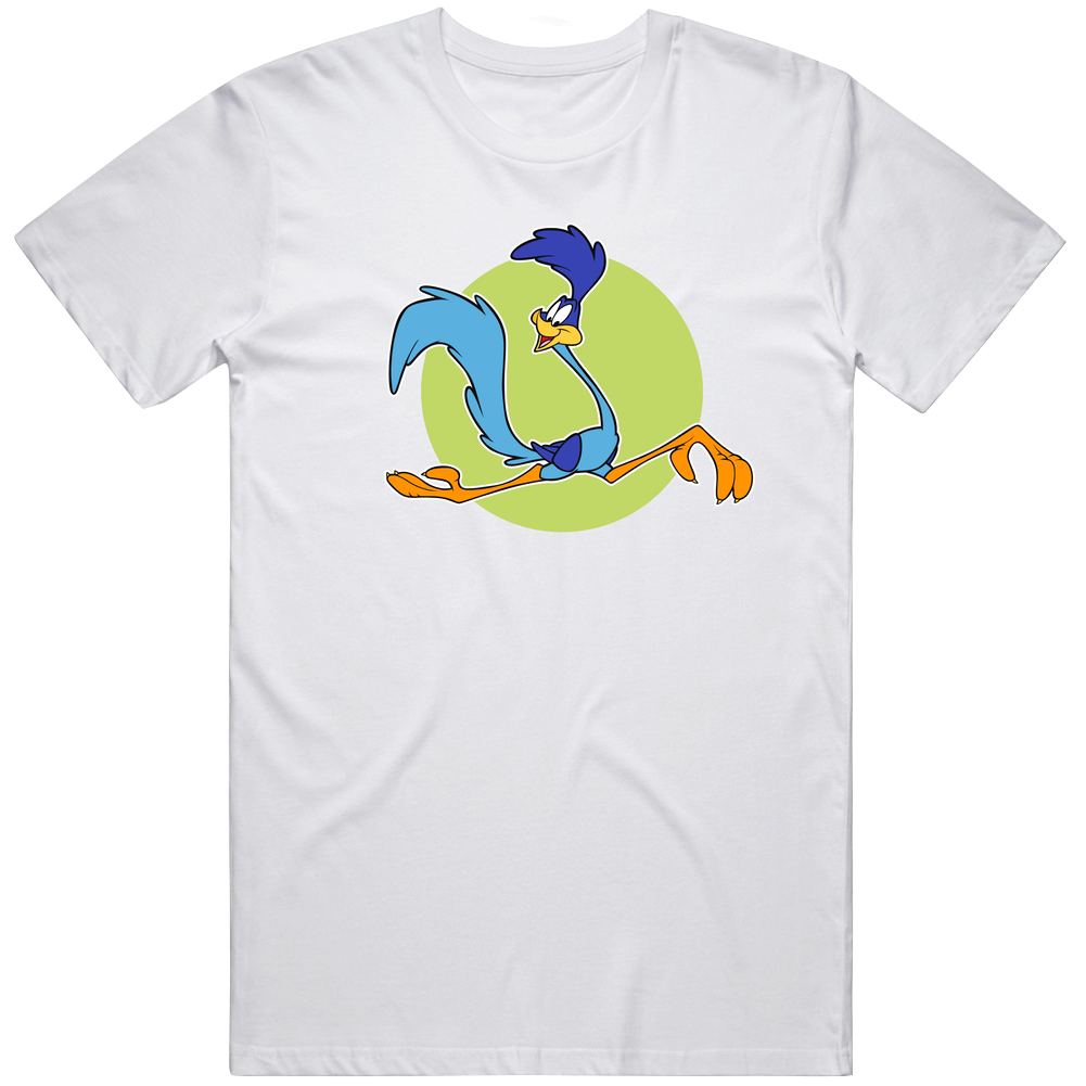 Roadrunner, T-shirt, Loony Tunes, Cartoon, Bird, Speed, Fast, Wyle E. Coyote Vintage Unisex T Shirt