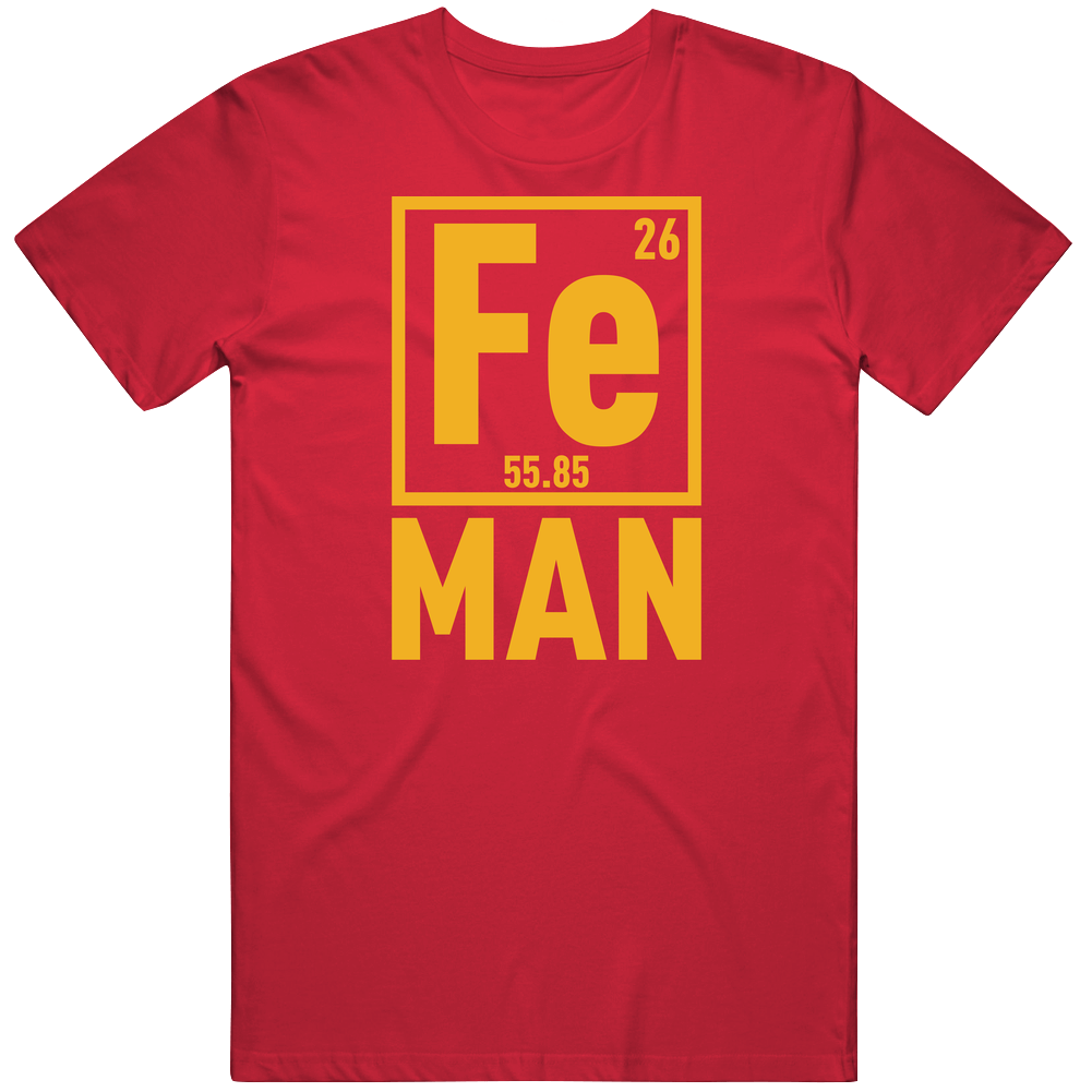 Fe Iron Man Ironman Triathlon Movie Fan Science Geek Vintage Unisex T Shirt