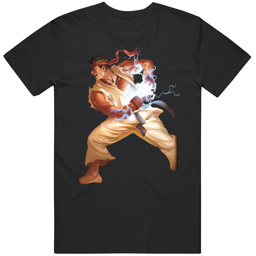 Street Fighter Ryu Hadouken Vintage Unisex T Shirt Street Fighter Ryu Hadouken Vintage Unisex T Shirt