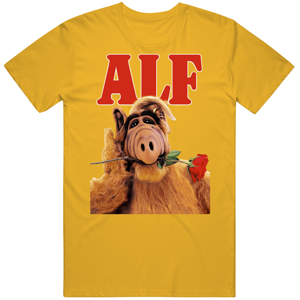 Alf With Rose 80s 90s Tv Show Sitcom Vintage Unisex T Shirt