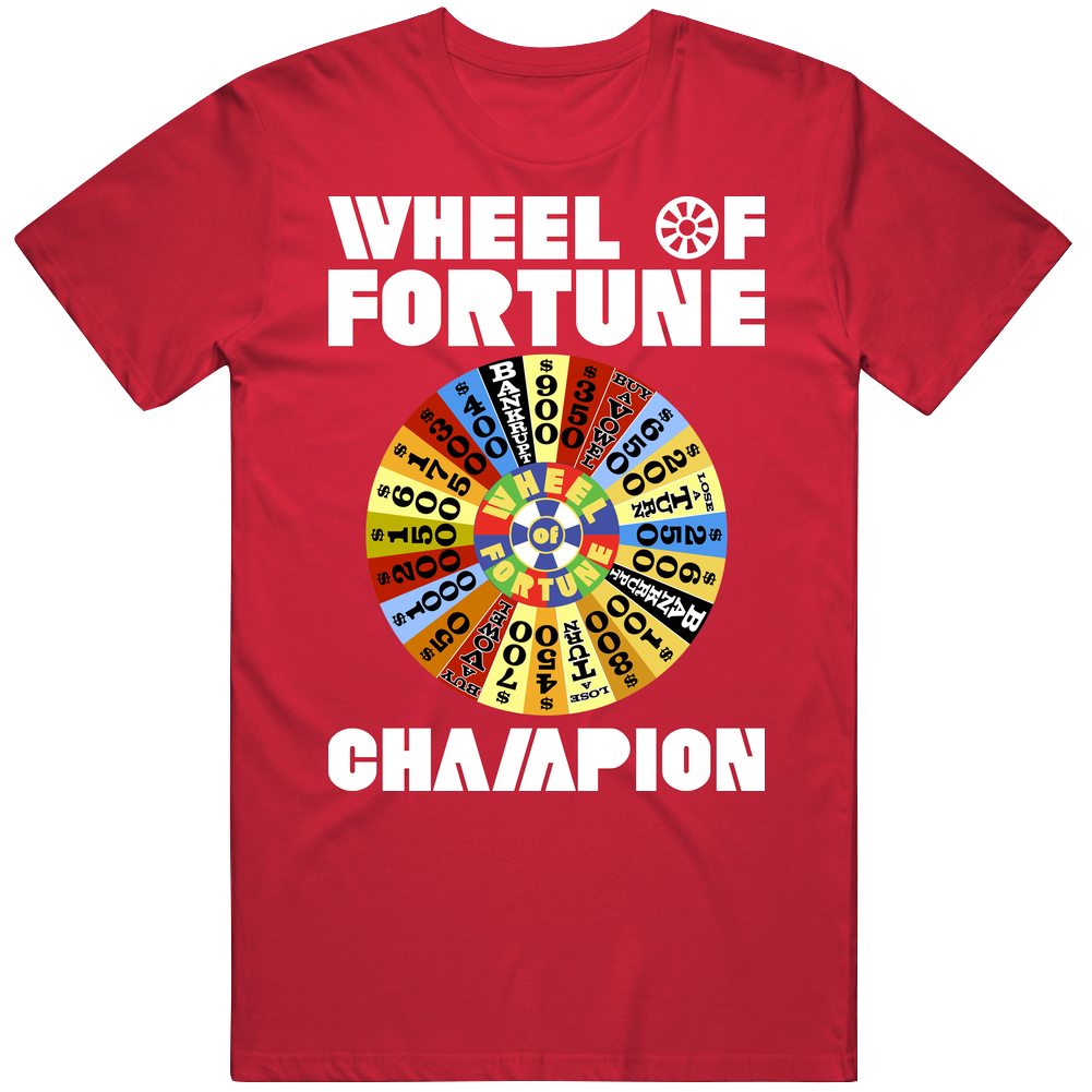 Wheel Of Fortune Champion Tv Game Show Vintage Unisex T Shirt Wheel Of Fortune Champion Tv Game Show Vintage Unisex T Shirt