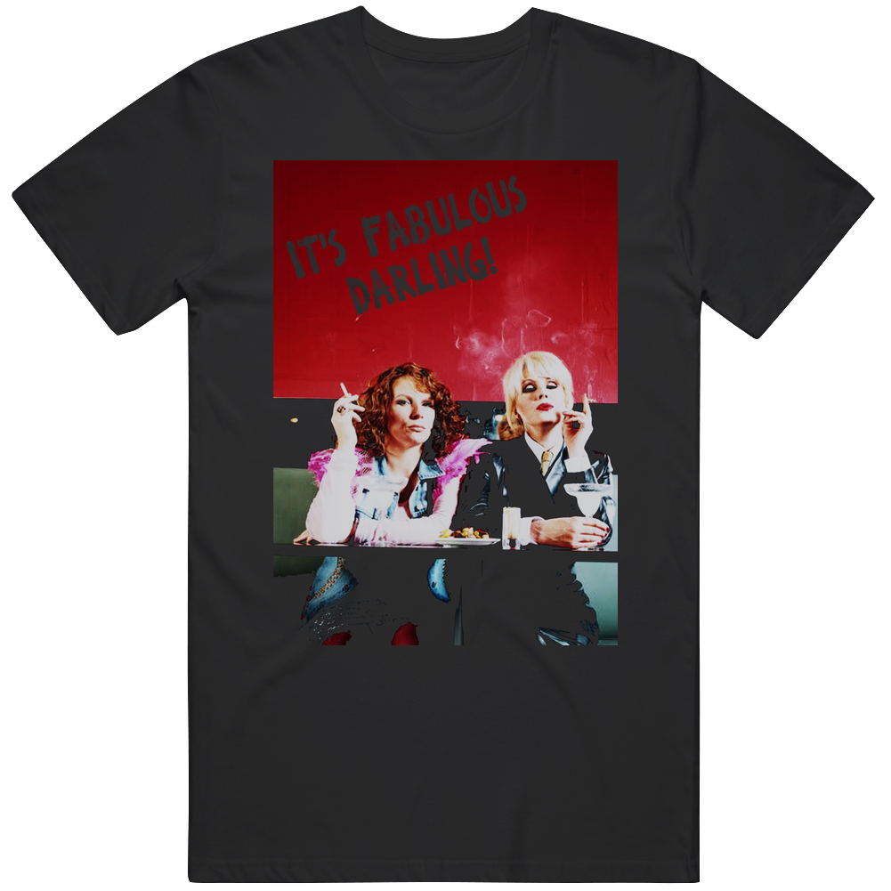 Absolutely Fabulous Logo Tv Show Black Vintage Unisex T Shirt Absolutely Fabulous Logo Tv Show Black Vintage Unisex T Shirt