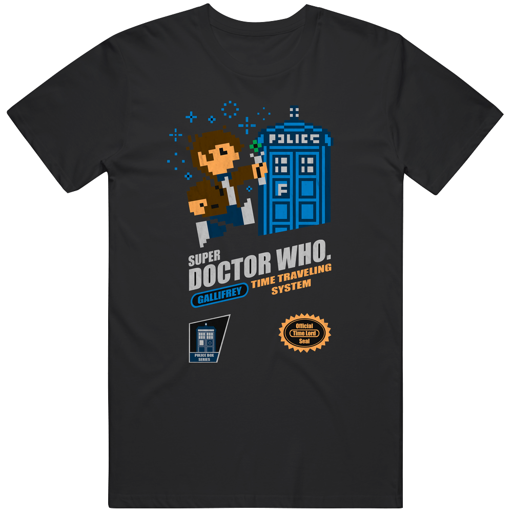 Doctor Who Super Doctor Nintendo Mens Cotton Classic T Shirt Doctor Who Super Doctor Nintendo Mens Cotton Classic T Shirt