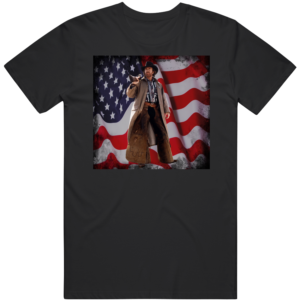 Walker Texas Ranger American Flag Retro 90s Tv Show Fan Mens Cotton Classic T Shirt Walker Texas Ranger American Flag Retro 90s Tv Show Fan Mens Cotton Classic T Shirt
