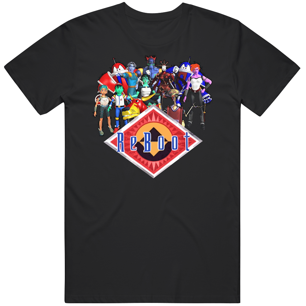 Reboot Tv Show Mens Cotton Classic T Shirt Reboot Tv Show Mens Cotton Classic T Shirt