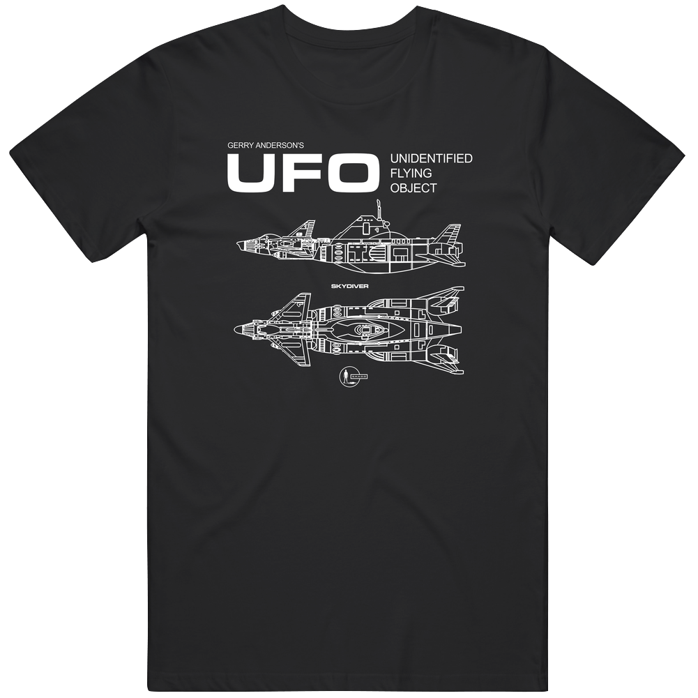 Ufo Shado Tv Series Skydiver Mens Cotton Classic T Shirt Ufo Shado Tv Series Skydiver Mens Cotton Classic T Shirt