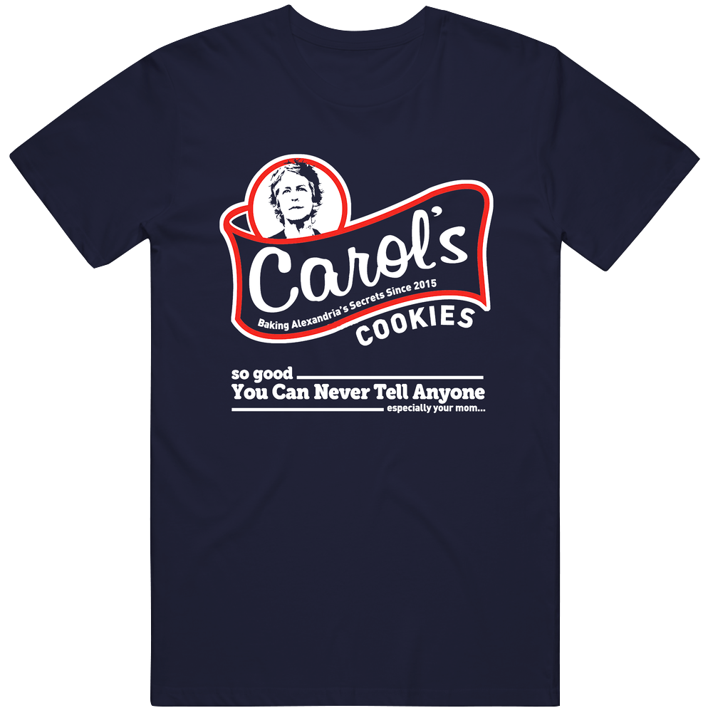 The Walking Dead - Carol's Cookies - You Can Never Tell Anyone Mens Cotton Classic T Shirt The Walking Dead - Carol's Cookies - You Can Never Tell Anyone Mens Cotton Classic T Shirt