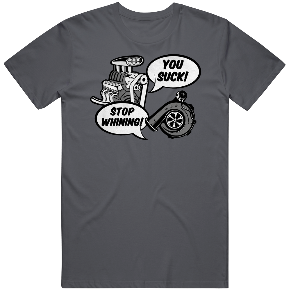 Supercharger Funny Turbo Drag Racing Mens Cotton Classic T Shirt
