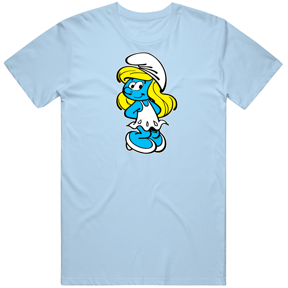 Smurfette, T-Shirt, Smurfs, Cartoon, Cute, Retro, 1980's, Eighties Mens Cotton Classic T Shirt Smurfette, T-Shirt, Smurfs, Cartoon, Cute, Retro, 1980's, Eighties Mens Cotton Classic T Shirt