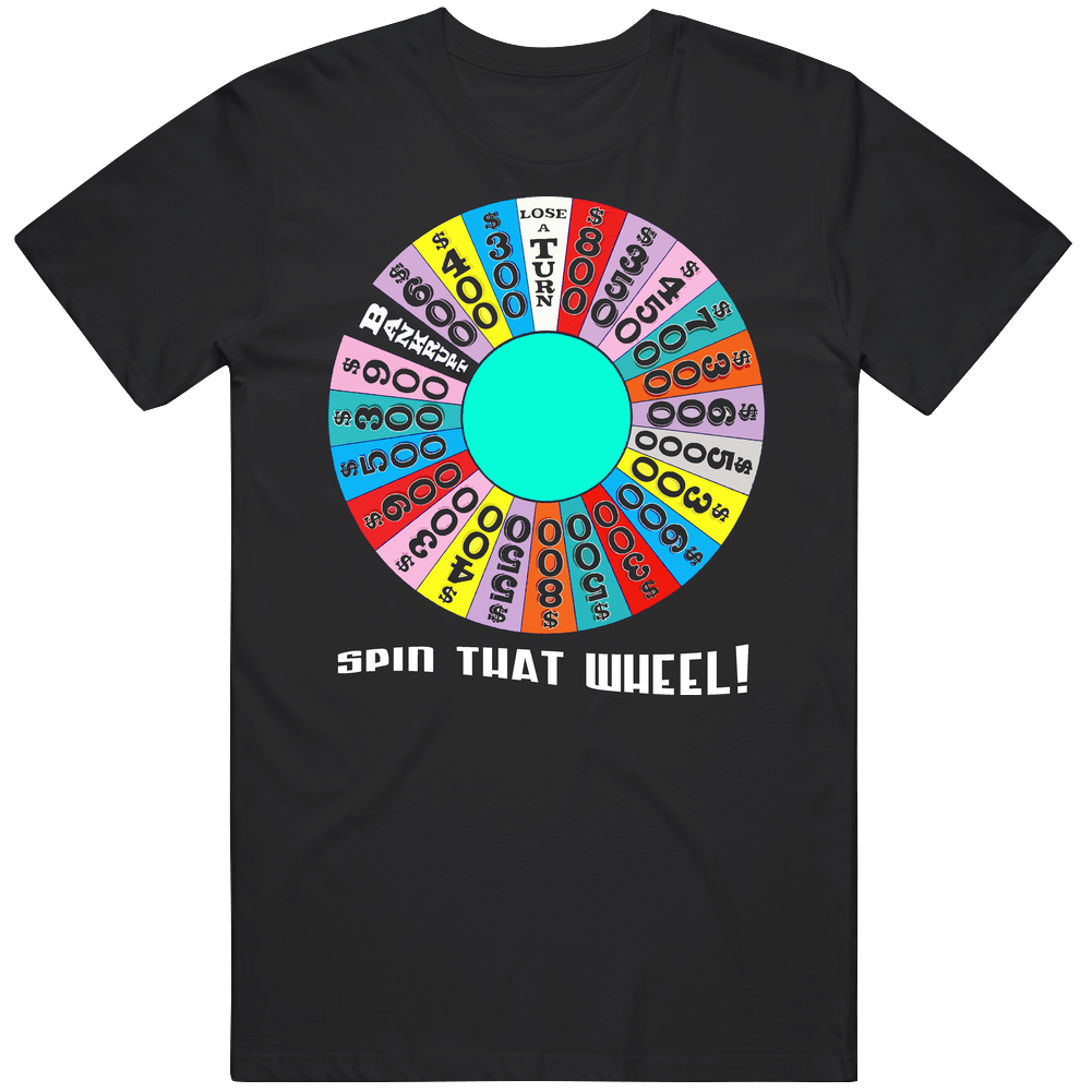 Wheel Of Fortune Tv Show Mens Cotton Classic T Shirt