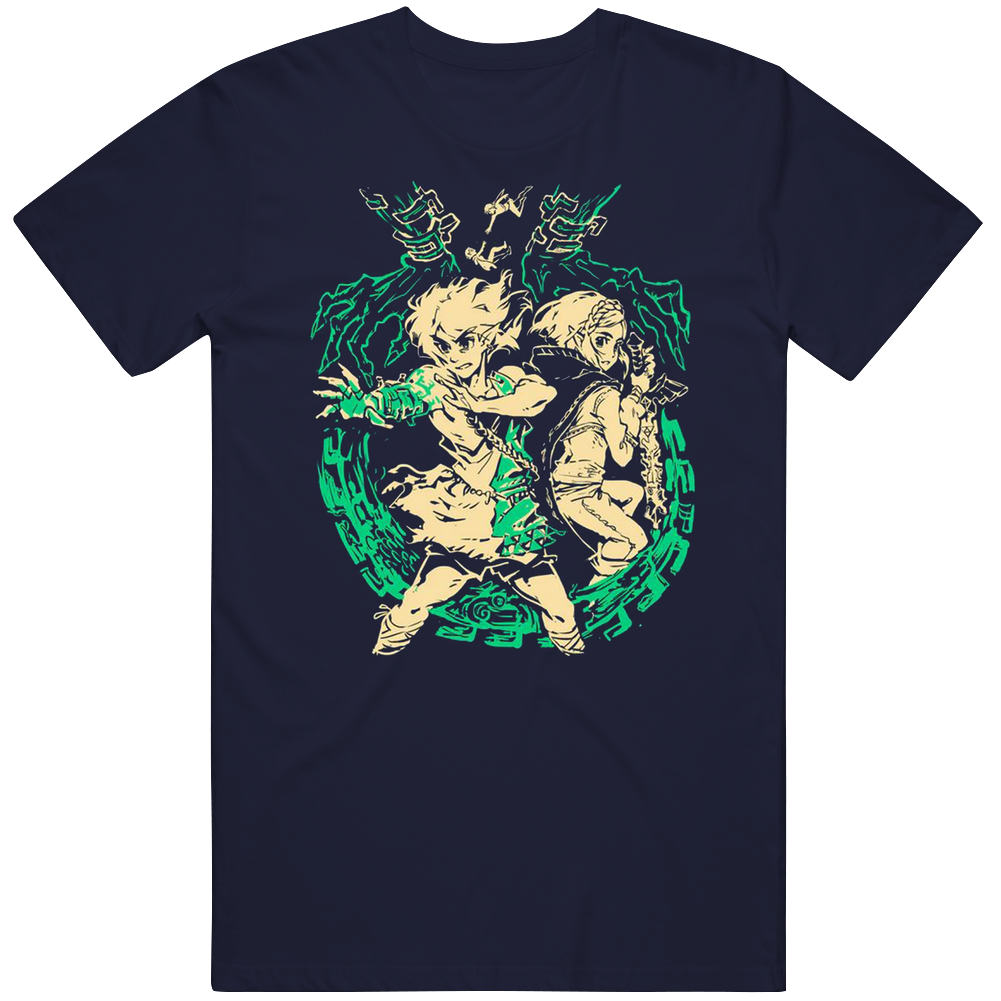 Zelda Tears Of The Kingdom Mens Cotton Classic T Shirt