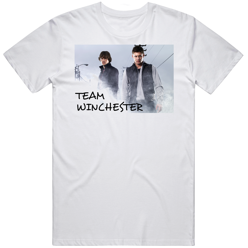 Supernatural Team Winchester Dean Sam Tv Show Mens Vintage T Shirt Supernatural Team Winchester Dean Sam Tv Show Mens Vintage T Shirt