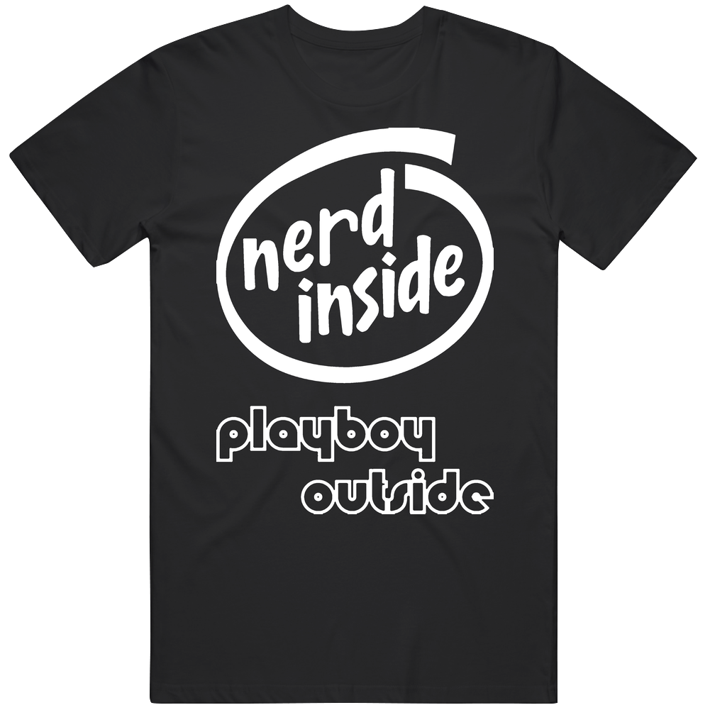 Funny Geek Nerd Inside Playboy Outside Mens Vintage T Shirt Funny Geek Nerd Inside Playboy Outside Mens Vintage T Shirt