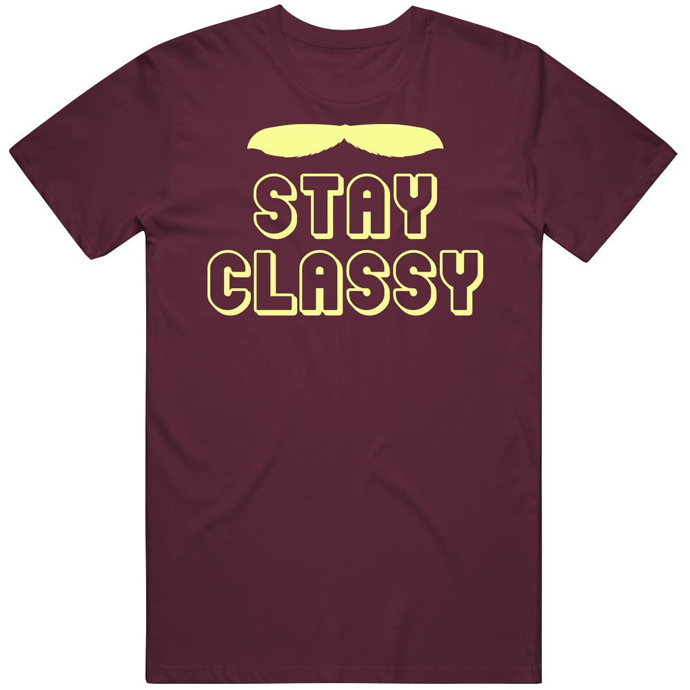 Stay Classy Funny Ron Burgundy Anchorman Mens Vintage T Shirt Stay Classy Funny Ron Burgundy Anchorman Mens Vintage T Shirt