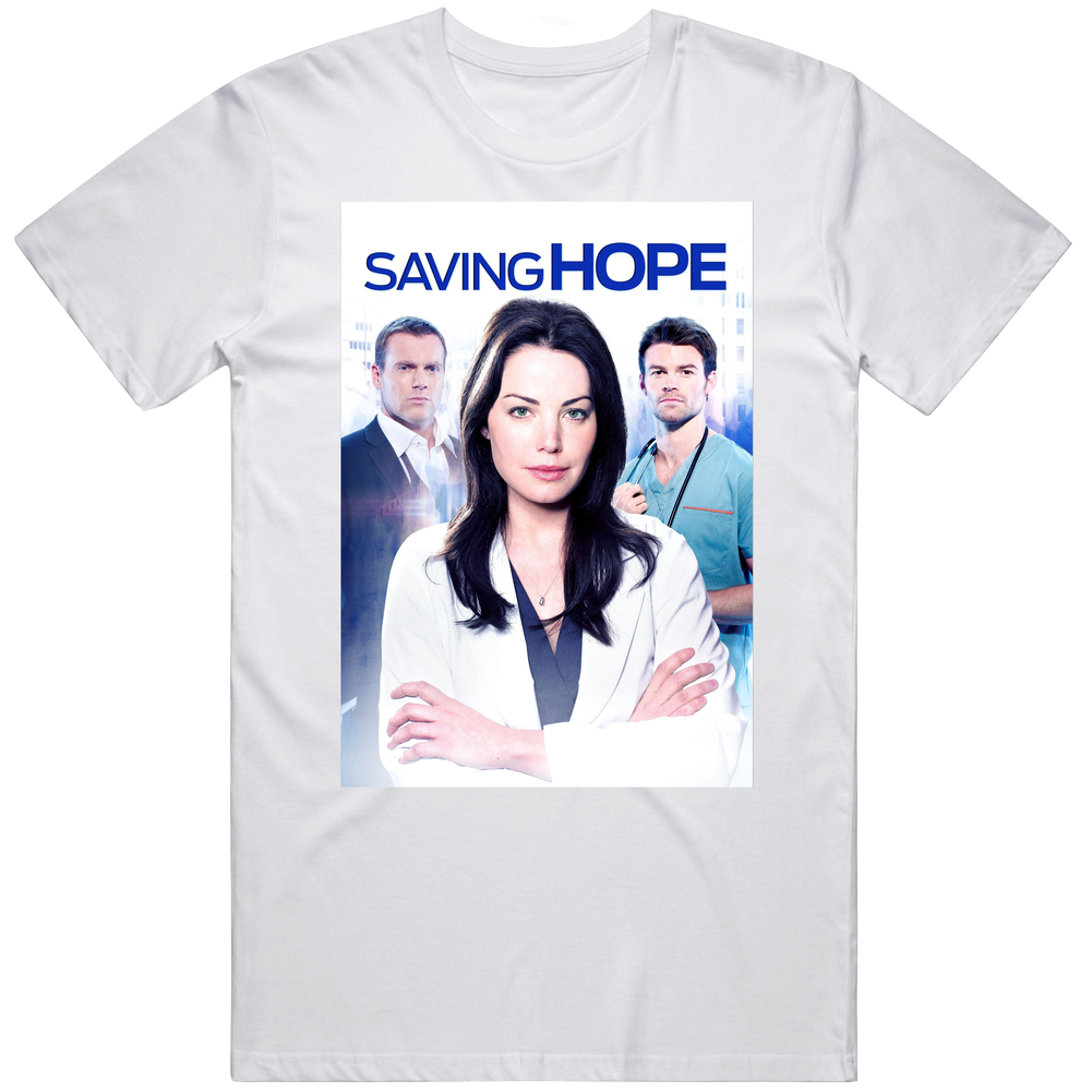 Saving Hope Popular Medical Series Tv Show Fan Mens Vintage T Shirt