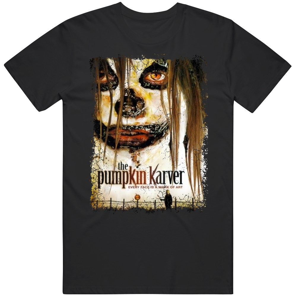 The Pumpkin Karver Scary Movie Halloween Mens Vintage T Shirt The Pumpkin Karver Scary Movie Halloween Mens Vintage T Shirt