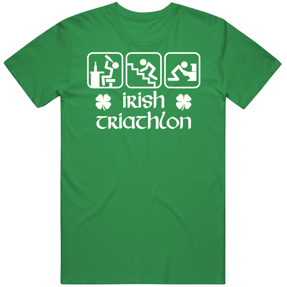 Funny Irish Triathlon St Patricks Day Mens Vintage T Shirt Funny Irish Triathlon St Patricks Day Mens Vintage T Shirt