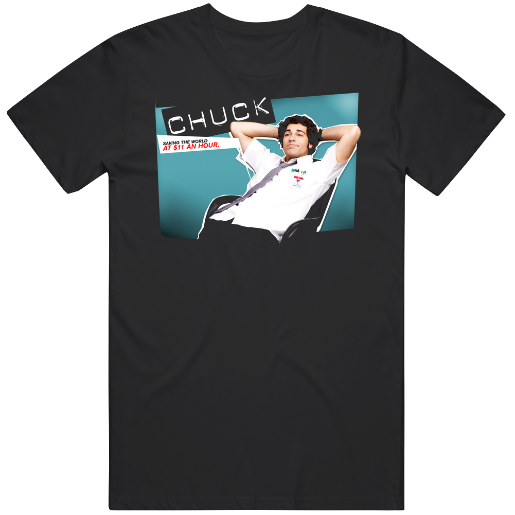 Chuck Tv Show Mens Vintage T Shirt